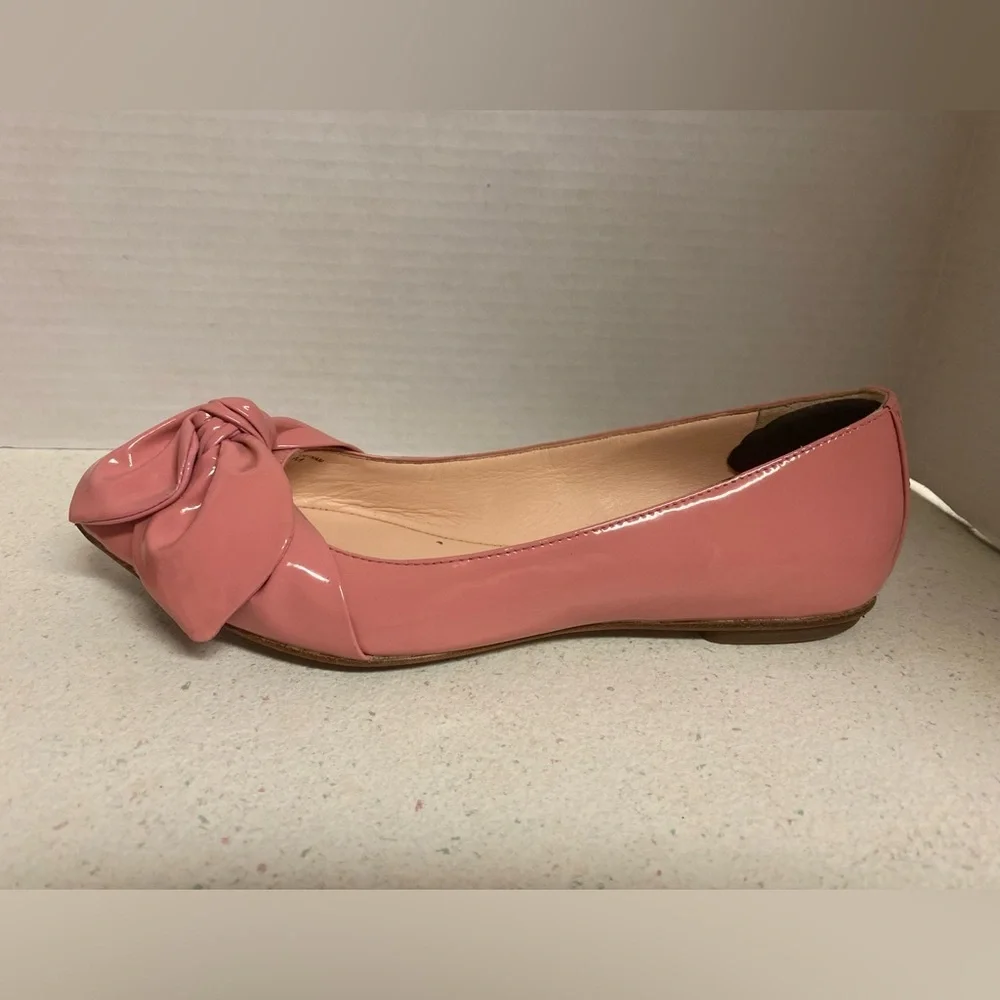 Kate Spade Pink Nancy Bow Flat 6 1/2